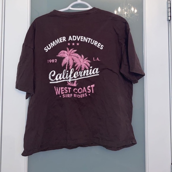 Shein Oversized California Dreaming Tee - Picture 1 of 2